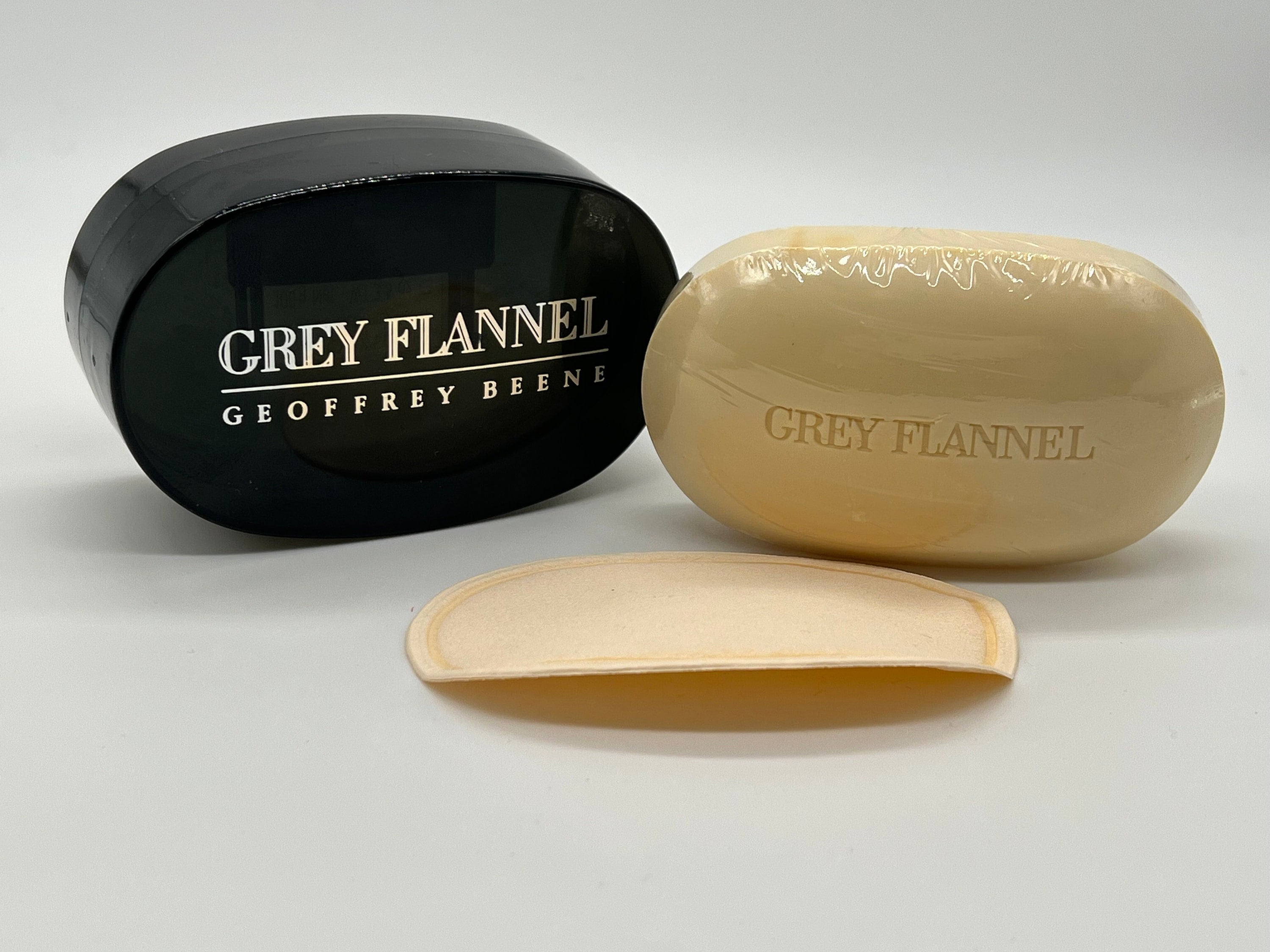 Vintage Perfumed Soap grey Flannel by Geoffrey 