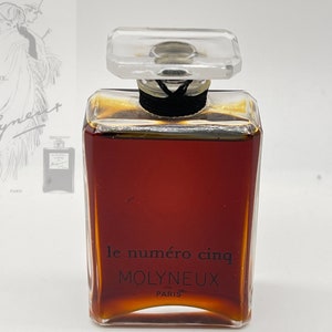 Le Numero Cinq - Molyneux, Pure Perfume/Extrait 30 ml/1 fl.oz. Absolutely Rare Vintage Women&#39;s Fragrance, No Box