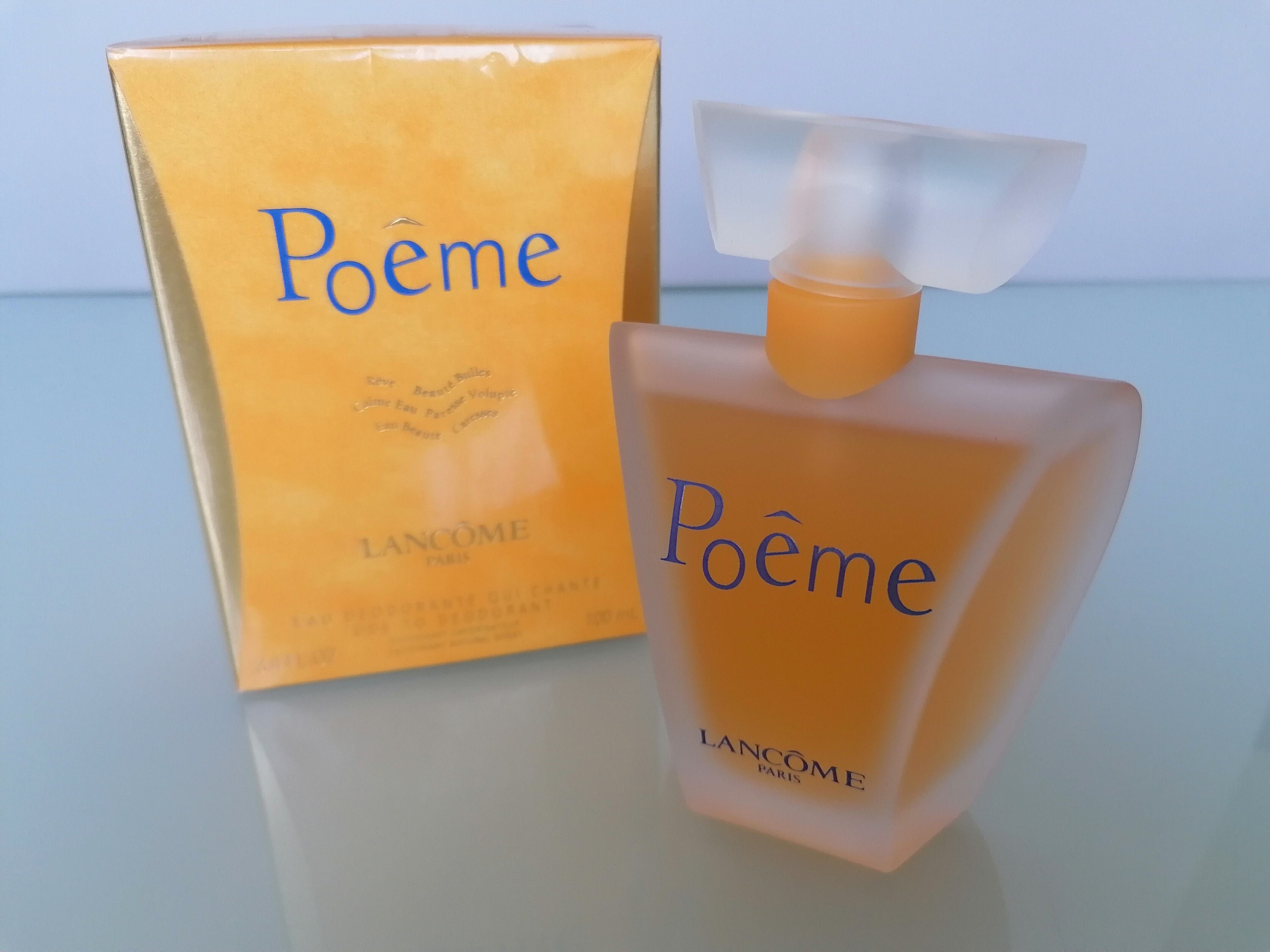 Poeme Lancome 1995 Perfumed Deodorant 100 Ml/34 Fl.oz -