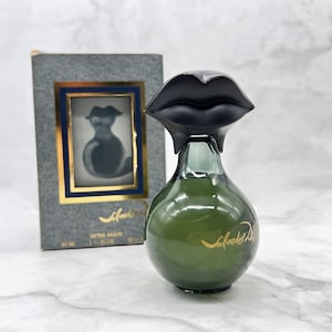 Dali Pour Homme (1987) by Salvador Dali, After Shave 50 ml/1  2/3 fl.oz. Splash (no spray) Absolutely Rare, Vintage, Pre Bar-Code Version