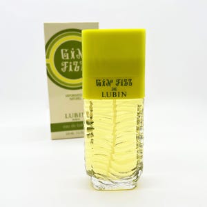 Gin Fizz (1955) by Lubin,Eau de Toilette 100 ml/3.4 fl.oz.Natural Spray,Boxed ,Absolutely Rare, Vintage, Women&#39;s Fragrance, Made in France