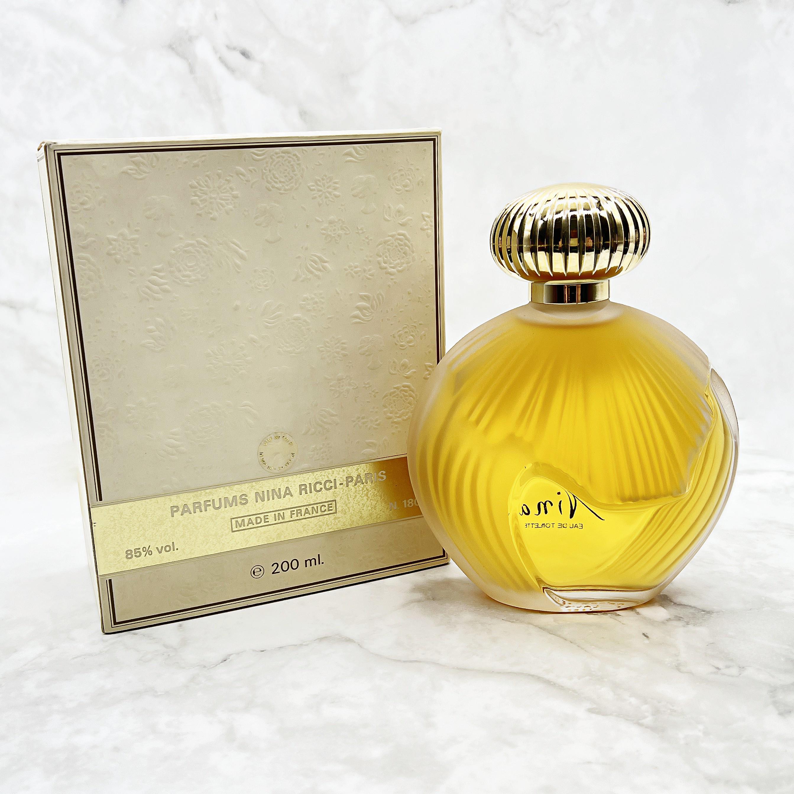 Vintage Nina Ricci Lalique Bottle Eau De Toilette (200ml/6.6 Fl.oz