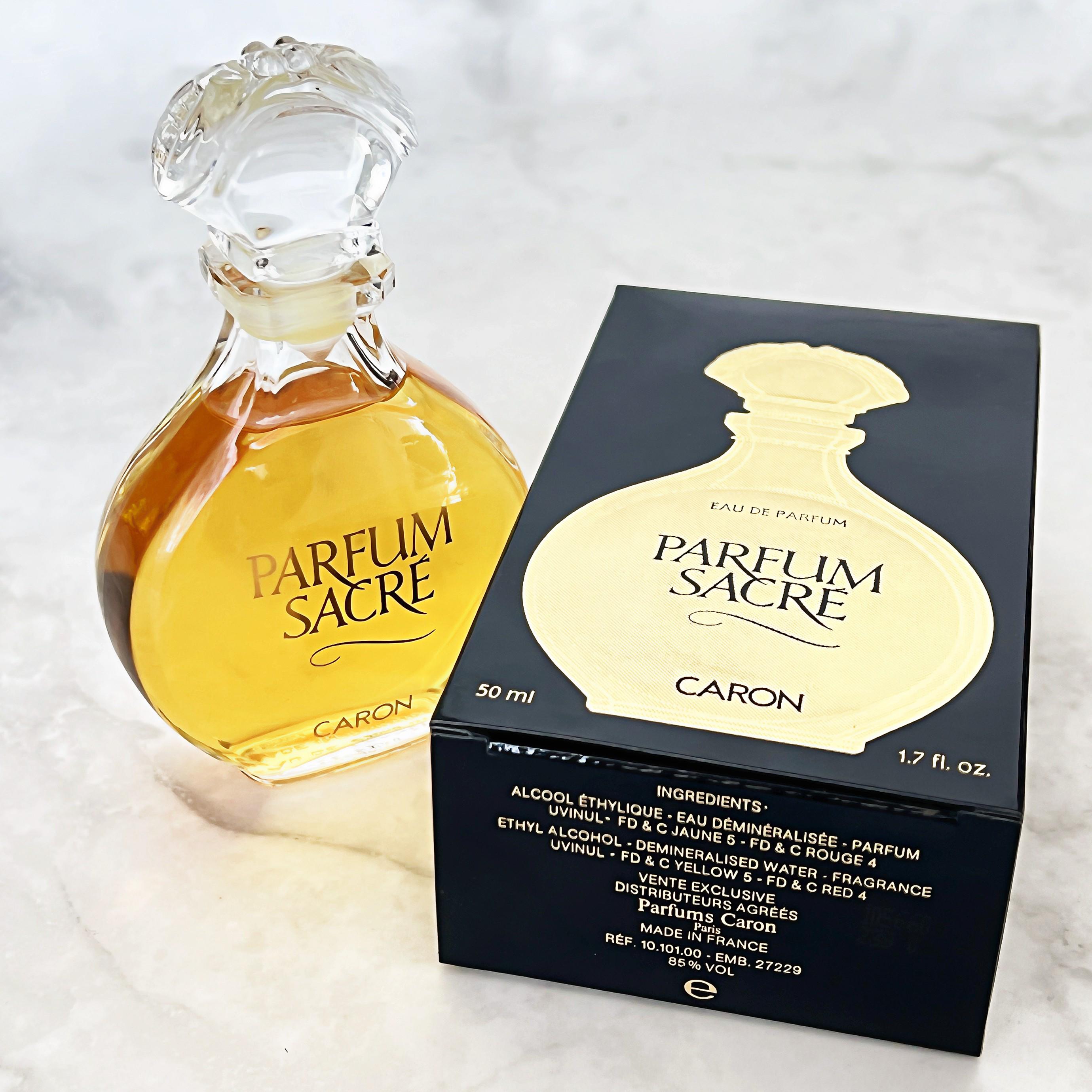 Vintage Caron Parfum Sacré Eau De Parfum - 50ml Splash, Never Used