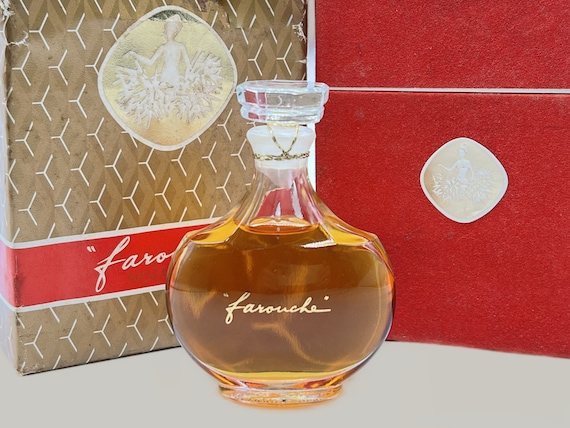 Vintage Nina Ricci Farouche Perfume: 1973 Lalique Crystal Bottle