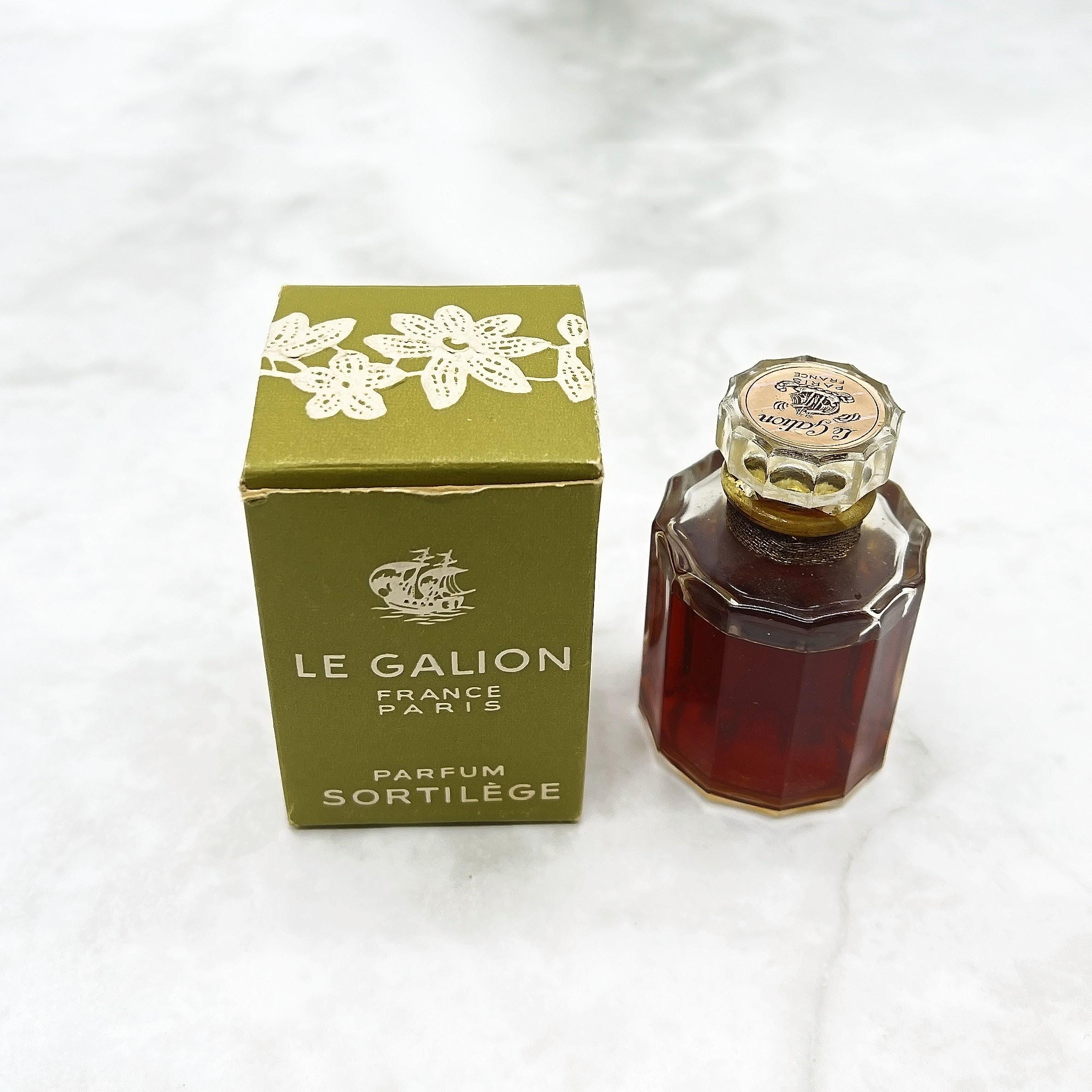 Vintage Le Galion Sortilège Perfume: Floral Aldehyde Extrait, Made