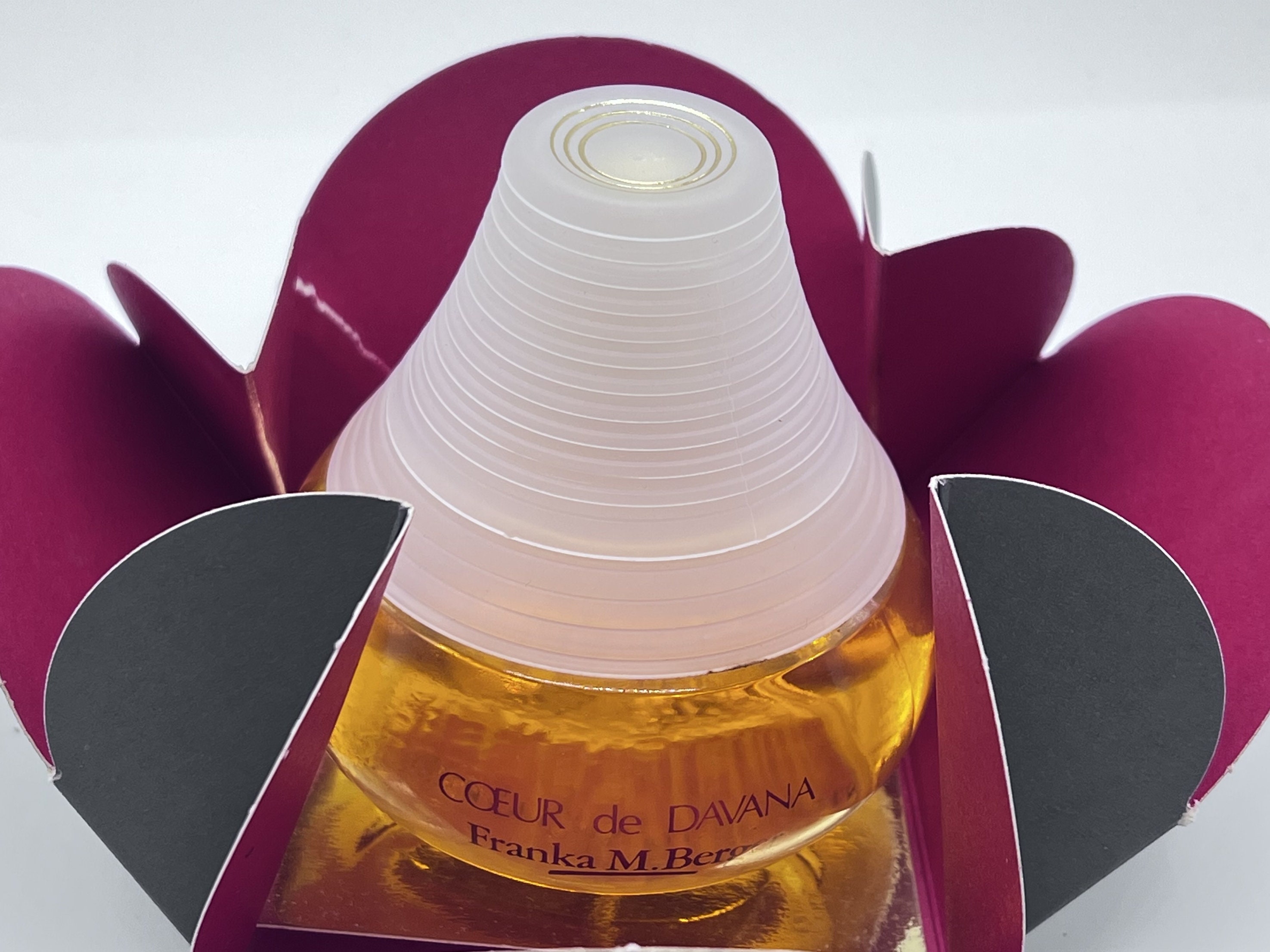 Vintage coeur De Davana 1984 Franka M. Berger Eau De Toilette 100 