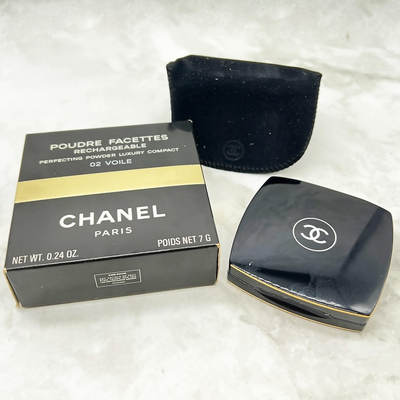 CHANEL, Perfecting Powder, Luxury Refillable Face Powder, Vintage ...