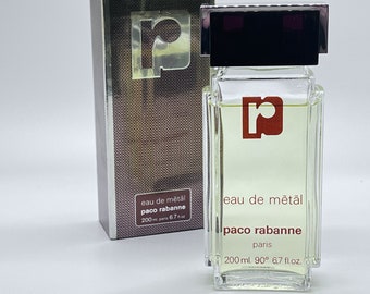 パコ・ラバンヌ オードメタル pacorabanne 100ml パコ ラバンヌのレア ヴィンテージ オード メタル (1986) - 200ml