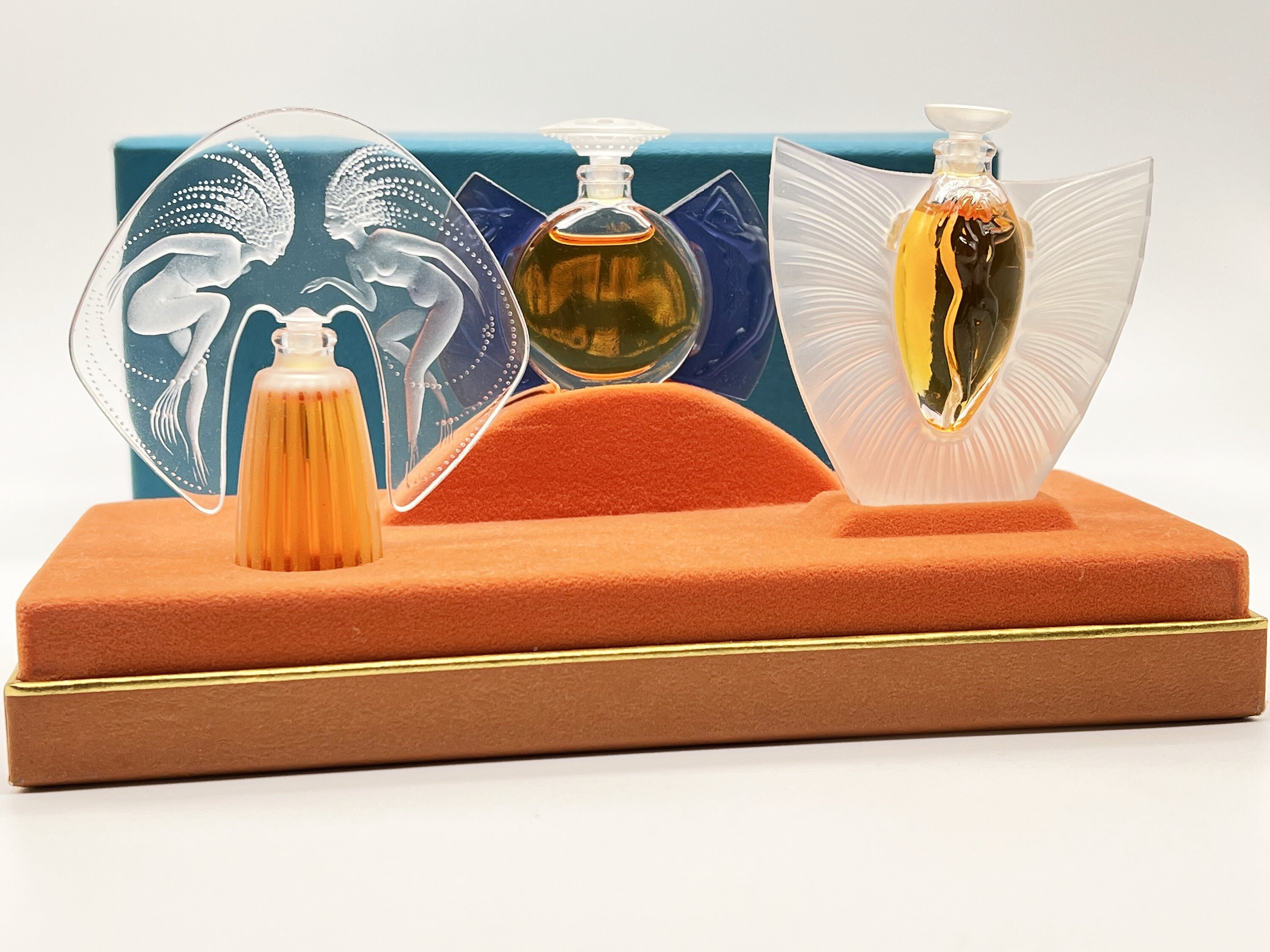 LALIQUE Les Introuvables Edition/ 3 Miniature Deluxe Perfume 4.5 Ml - Etsy  India