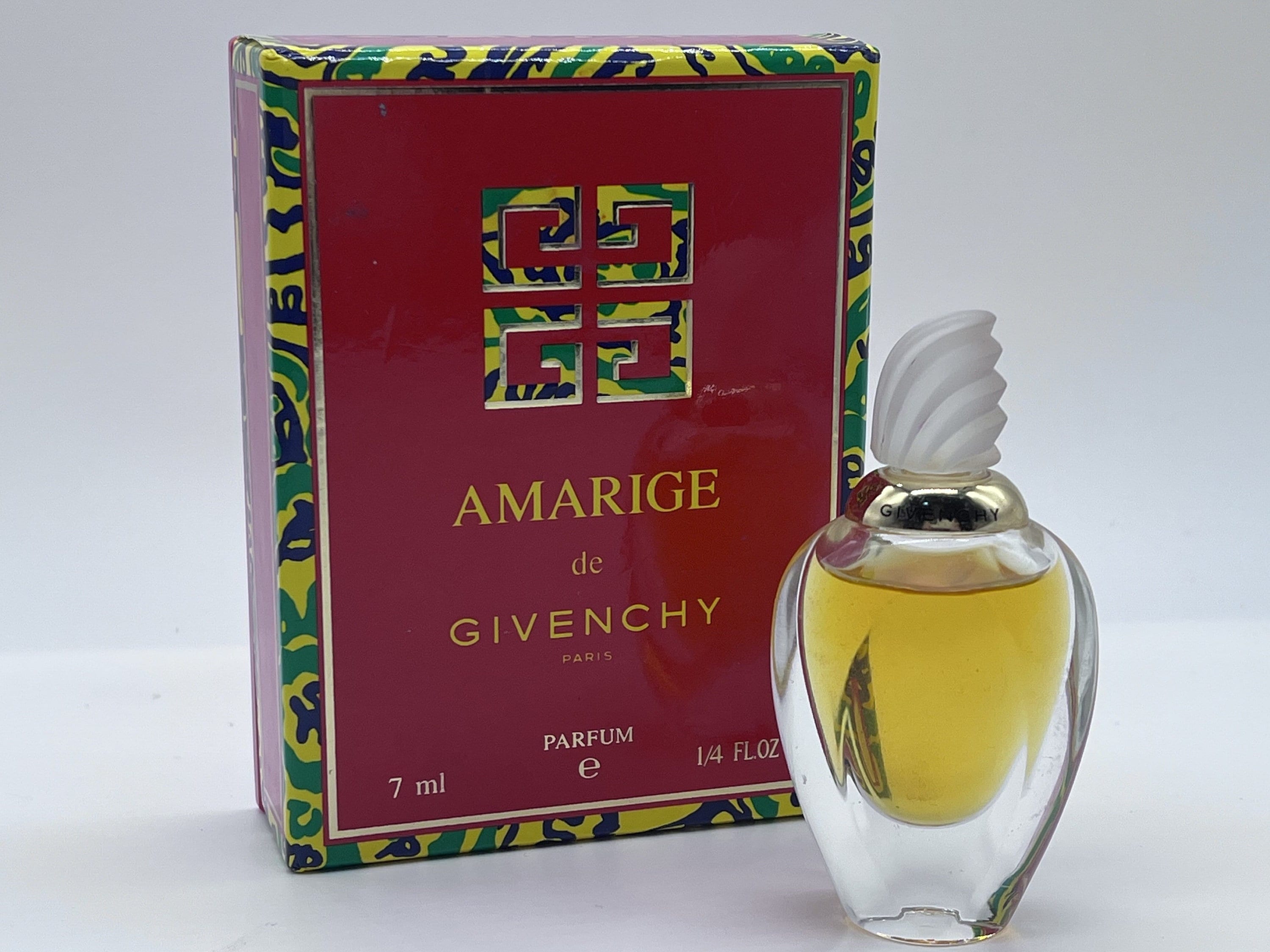 Vintage amarige1991 Givenchy Pure Perfume extrait 7 Ml .25 Fl.oz
