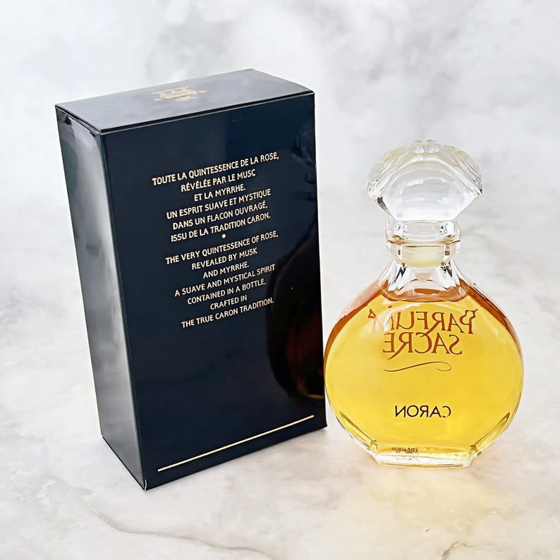Vintage Caron Parfum Sacré Eau De Parfum - 50ml Splash, Never Used - Etsy
