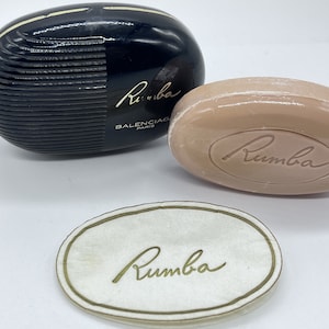 Rumba Balenciaga Perfumed Soap 100 gr/3.33 oz. Stored in the Original Case Gift Idea Vintage