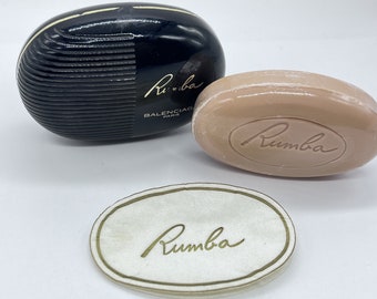 Vintage Rumba Balenciaga Perfumed Soap in Original Case