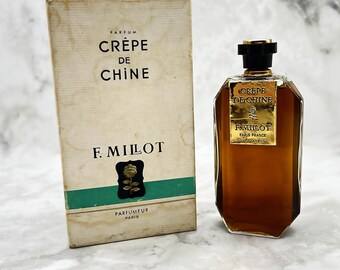Vintage Crepe De Chine Perfume by F. Millot (1925) - 30ml - Etsy