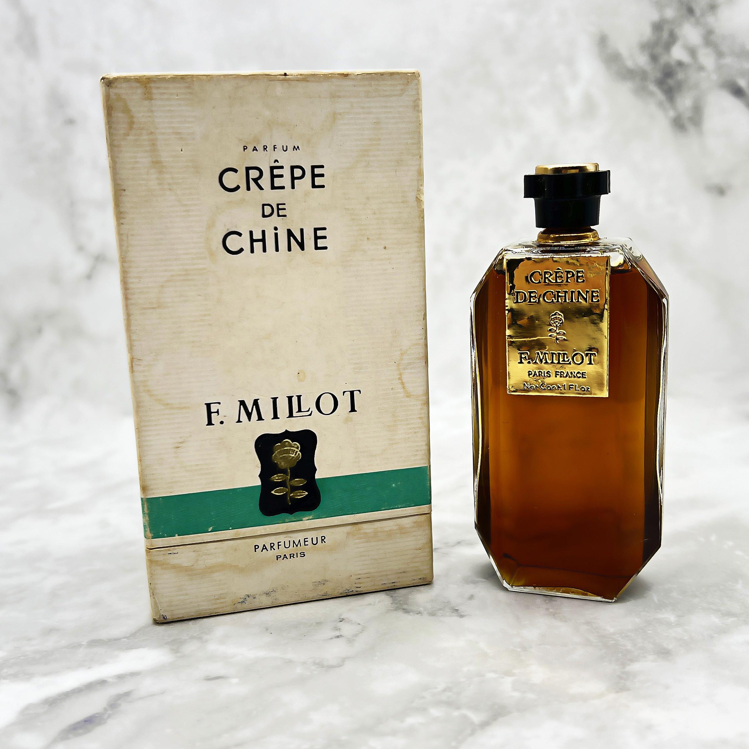 Vintage Crepe De Chine Perfume by F. Millot (1925) - 30ml - Etsy