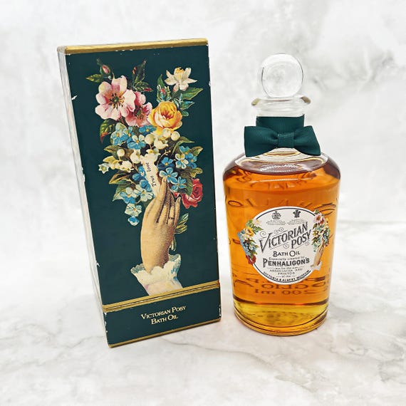 Vintage Penhaligon's Victorian Posy Bath Oil 200 Ml/6.7 Fl.oz