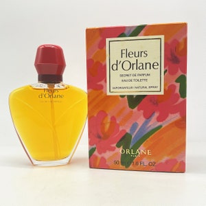 Fleurs d&#39;Orlane (1983) Secret de Parfume di Orlane/Jean D&#39;Albret Eau de Toilette 50 ml/1.6 fl.oz Spray naturale. Conservato nella scatola originale
