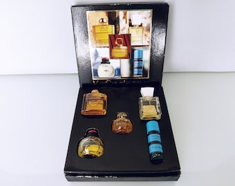 Vintage Y. Saint Laurent Collectible Miniatures ,OPIUM ,YVRESSE. . . ,Eau de Toilette Boxed Set x 5
