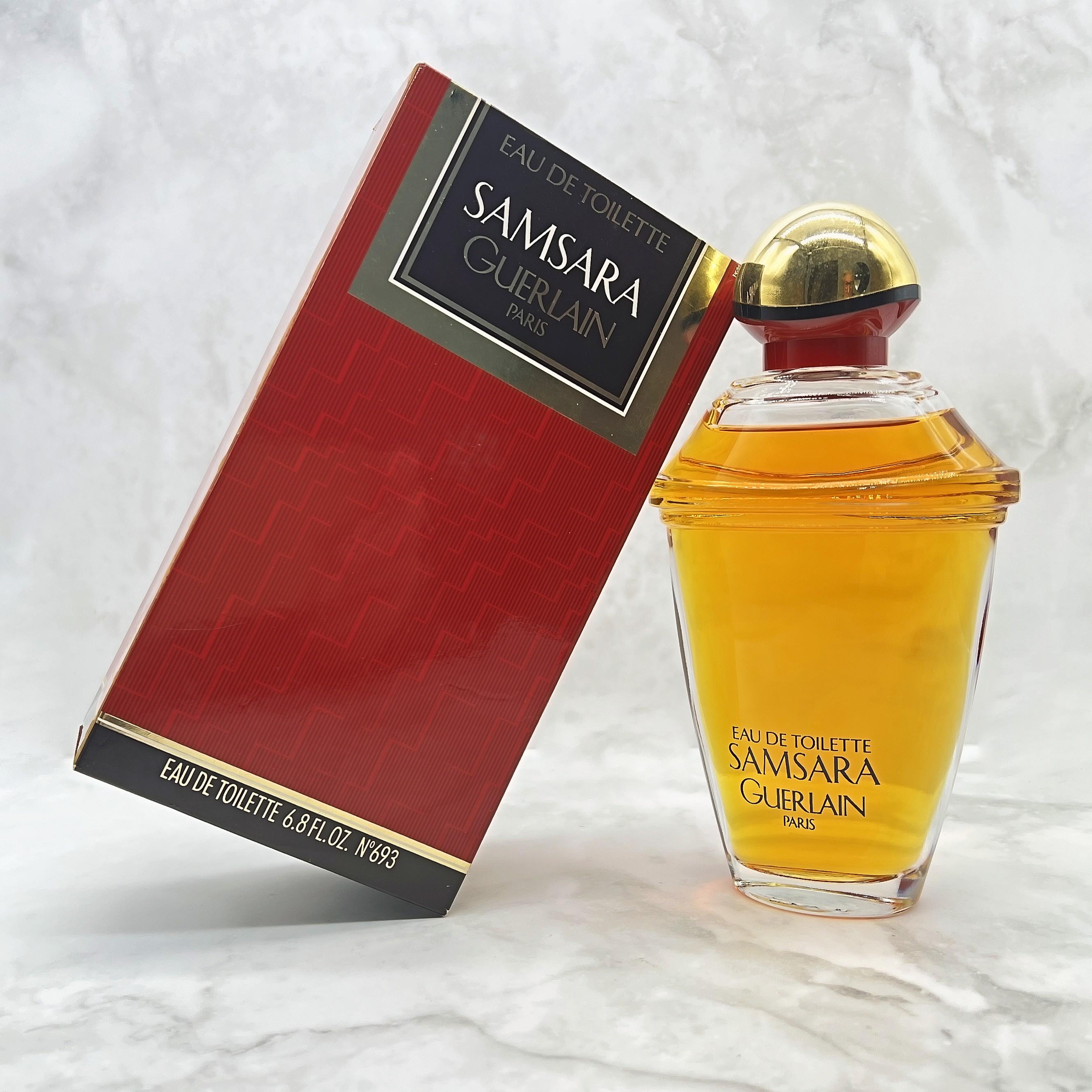 ①未使用 GUERLAINゲラン サムサラ オードトワレ 100ml ヴィンテージ ゲラン サムサラ オードトワレ – 200 ml、スプレーなし