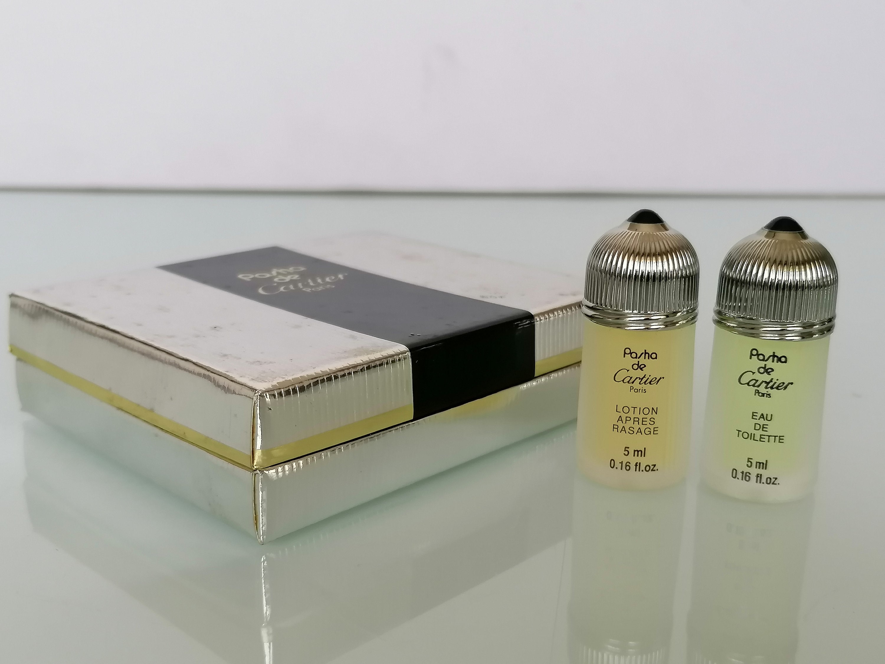 ミニチュア パシャ ドゥ カルティエ セット x2 ミニ香水 5 ml