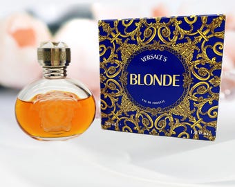 Vintage Versace Blonde Eau De Toilette (1995) - 70% Full - Etsy