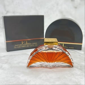 KL di Karl Lagerfeld (1982) Profumo puro, Parfum 7,5 ml/1/4 fl.oz. Conservare nella confezione originale e nella scatola, Fragranza da donna, Prodotto in Francia