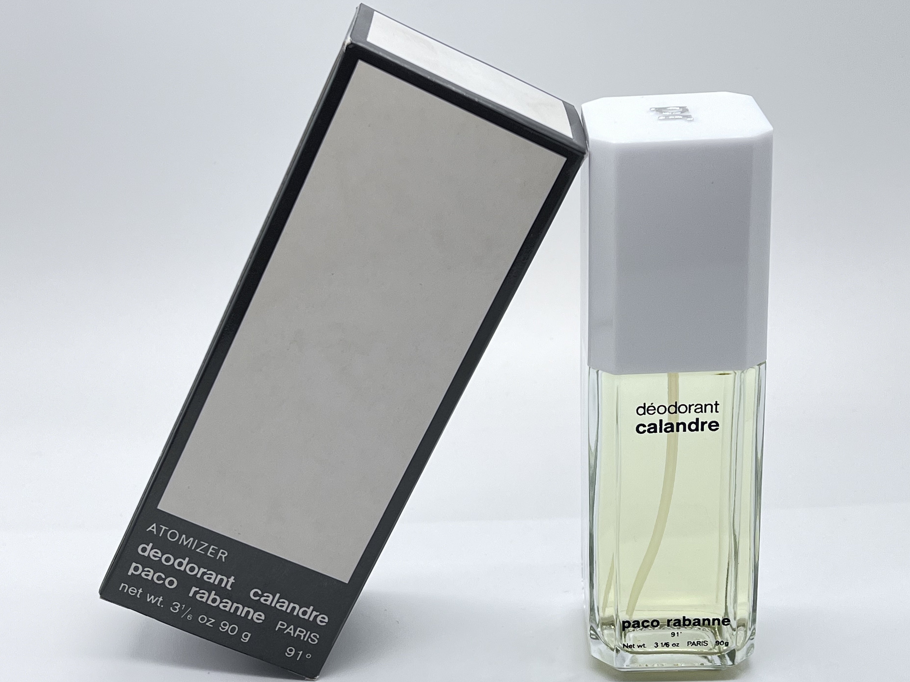 Déodorant Spray Paco Rabanne 'Calandre' 90ml - Floral, Hors Production, Neuf