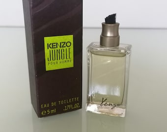 Kenzo Jungle pour Homme miniatura 1998 Eau de Toilette 5 ml 0 17 fl.oz Vintage Perfume Sample