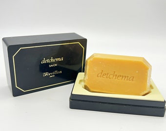 Vintage Detchma Revillon Perfumed Soap (90 gr/3.17 oz) - Original Case