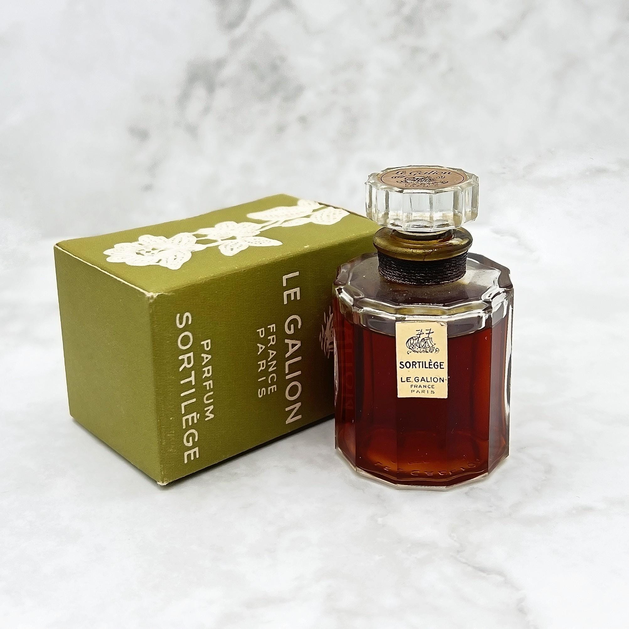 Vintage Le Galion Sortilège Perfume: Floral Aldehyde Extrait, Made