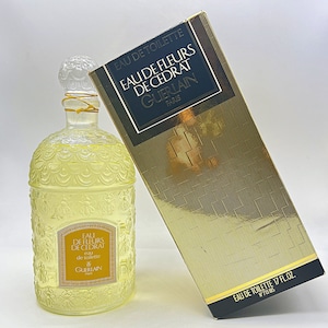 Guerlain Eau de Fleurs de Cedrat (1920) Eau de Toilette 500 ml/17 fl.oz. Bottiglia di api Splash (non spray), estremamente rara, vintage