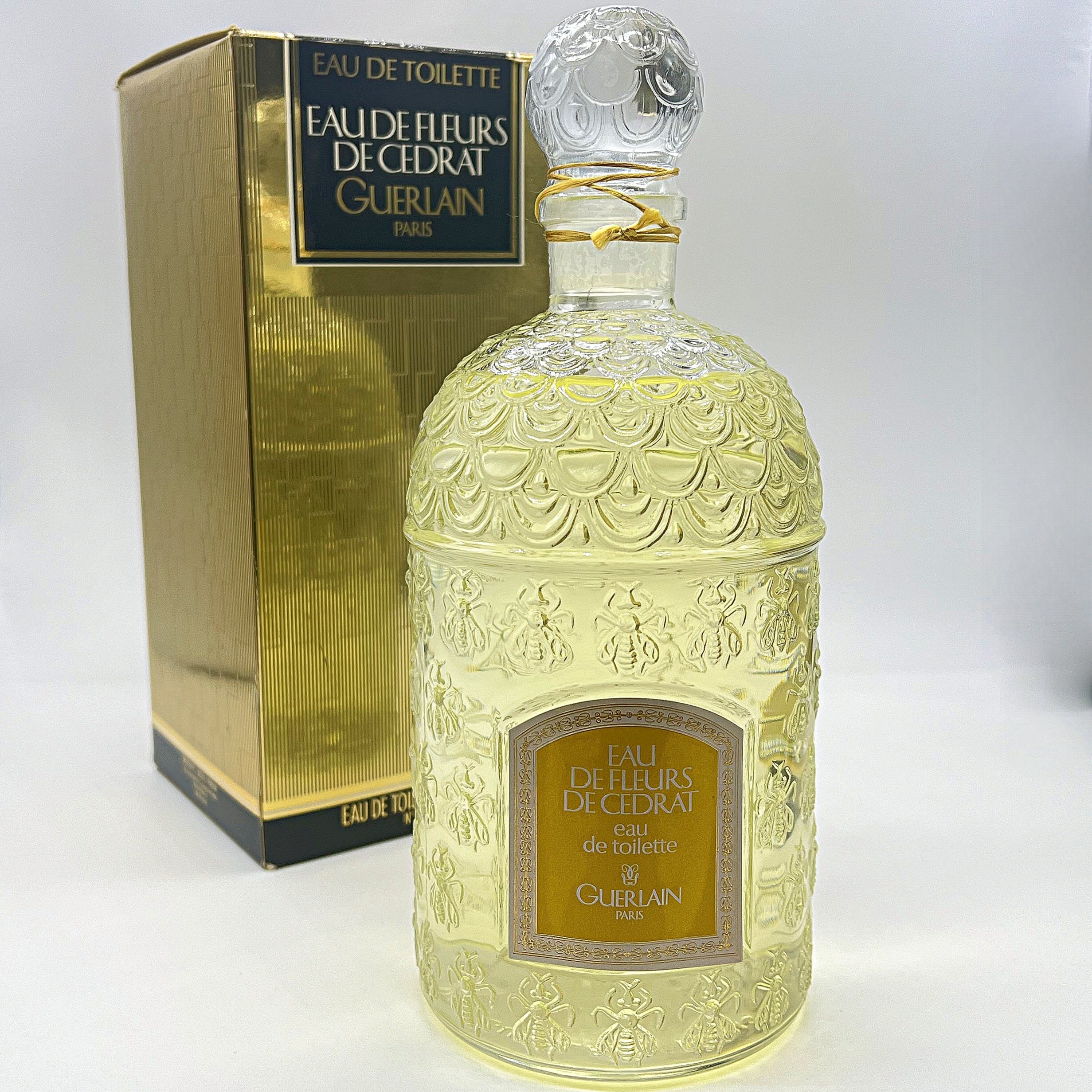 Vintage Guerlain Eau De Fleurs De Cedrat (1920) - 500 Ml Bees