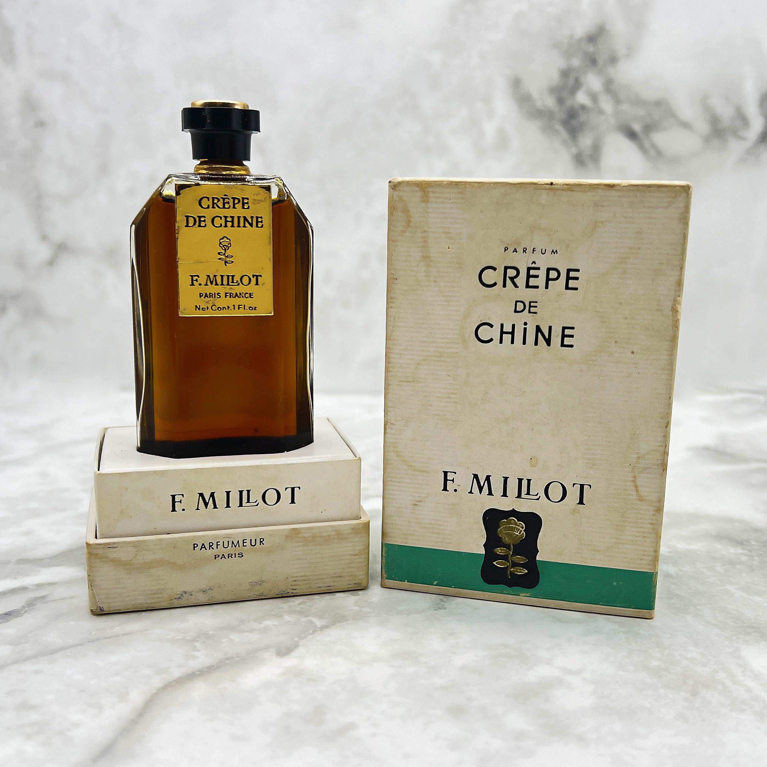 Vintage Crepe De Chine Perfume by F. Millot (1925) - 30ml - Etsy