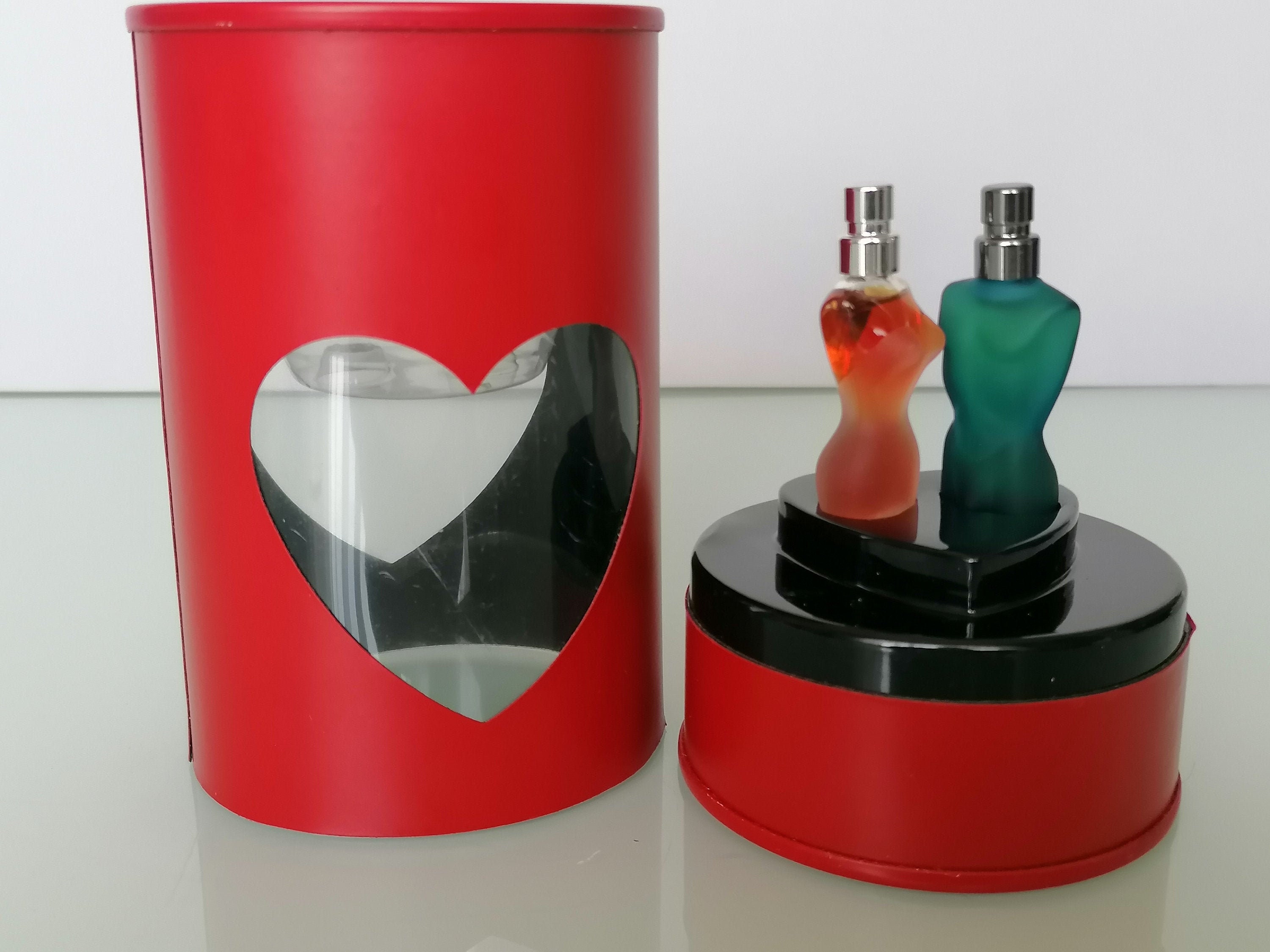 Vintage Jean Paul Gaultier Set 2 Miniature Perfumes Gift Box 