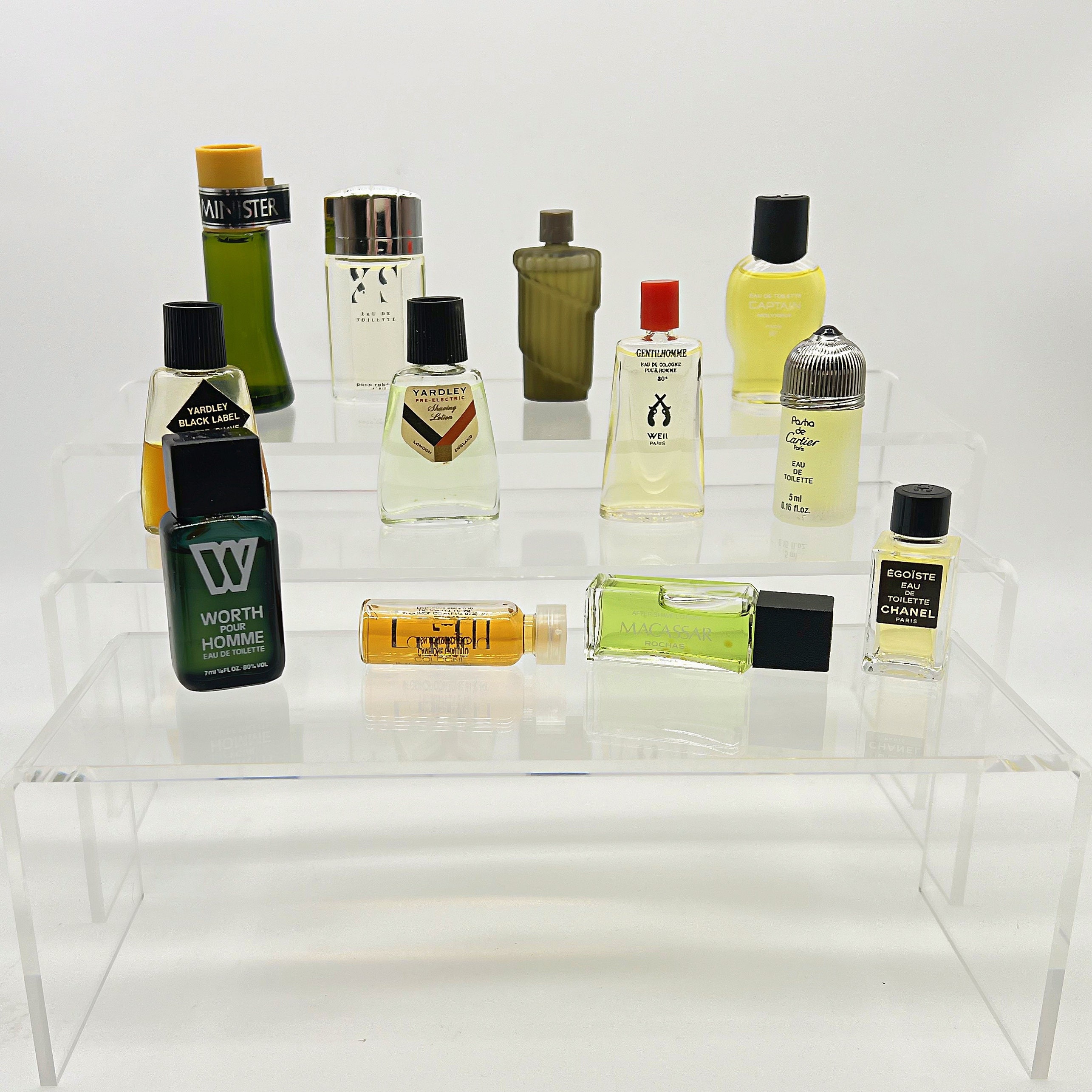 ヴィンテージミニチュアメンズ香水コレクション：90年代のデザイナーの