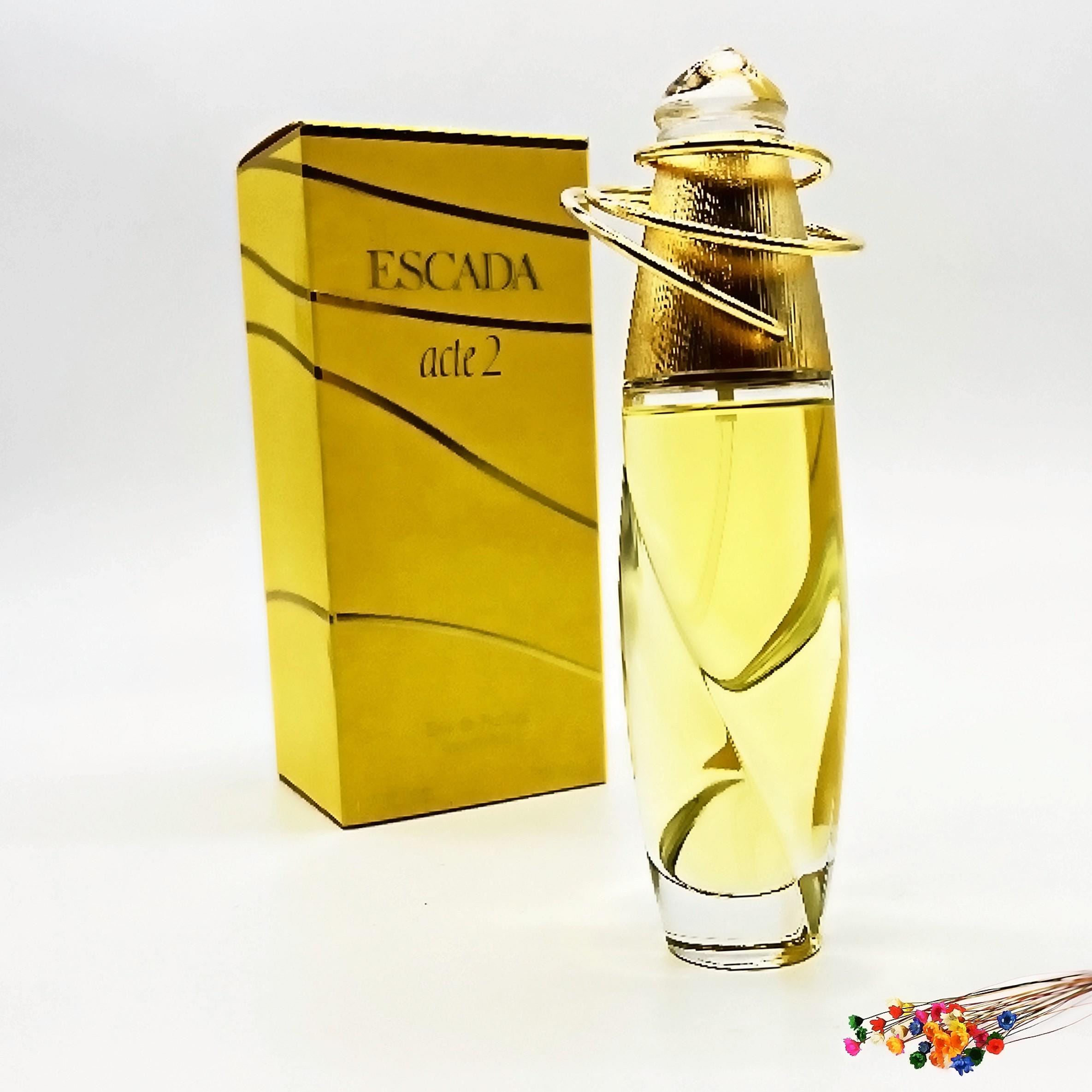 Perfume vintage Escada Acte 2 Eau de Parfum 50ml original novo