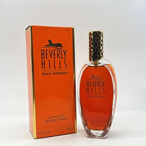 Beverly Hills(1989)  Gale Hayman Glamour Cologne 100 ml/3.3 fl.oz. Natural Spray Pre Barcode  Absolutely Rare, Vintage, Women&#39;s Fragrance