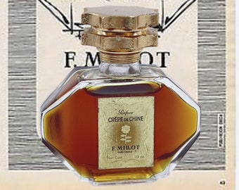 F. Millot, Crêpe De Chine, 'chinese Silk', 60 Ml. or 2 Oz