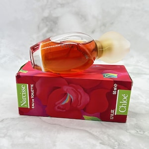 Narcisse (1992) Chloé, Eau de Toilette 50 ml, profumo vintage da donna nella confezione originale, regalo perfetto per anniversari, compleanni e festività.