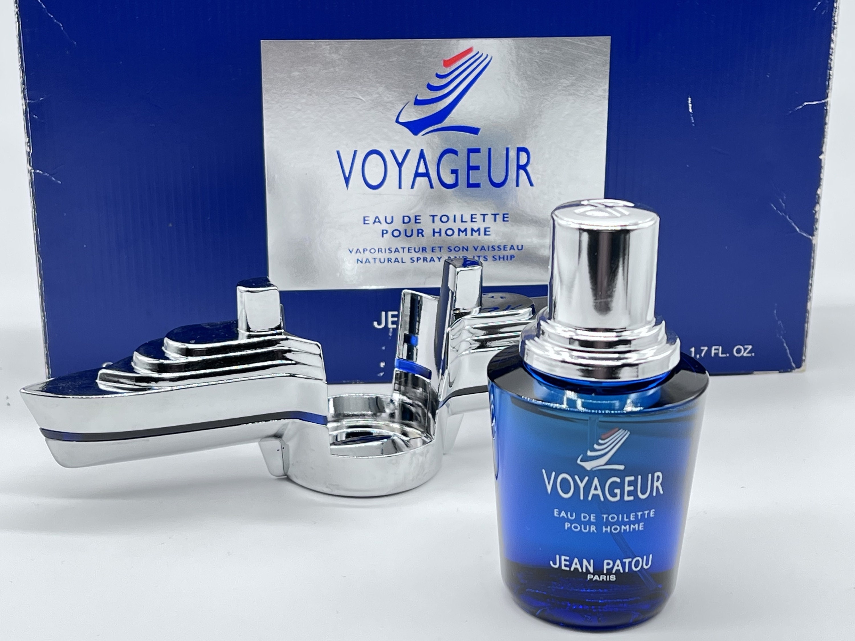 Voyageur 1994 Jean Patou Eau De Toilette for Men 50 Ml 1.7 Fl.oz. With Its Metal Ship Natural Spray First Version Rarity Etsy