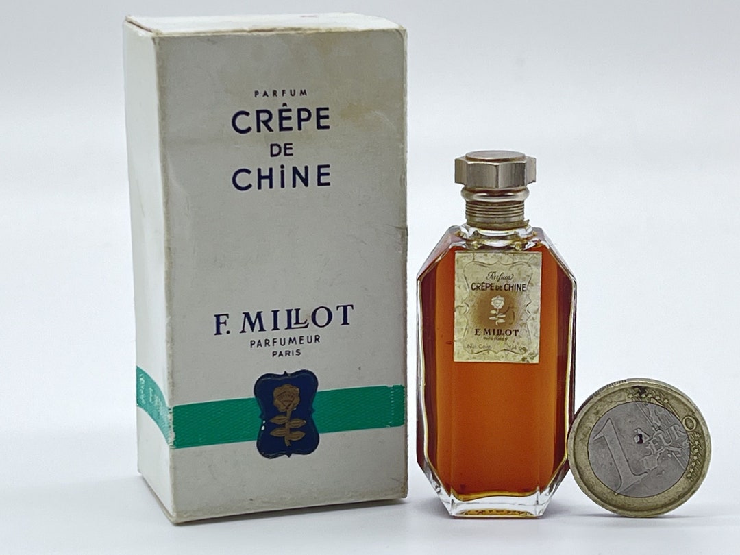 【希少・ヴィンテージ】F.MILLOT クレープドゥシーヌ 香水 1/2oz Crêpe de Chine (1925) F. Millot PARFUM /Extrait 7.5 ml/1/4