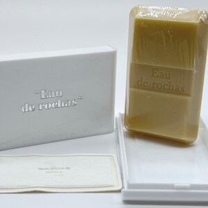 Eau de Rochas di Rochas Sapone Profumato 100 gr/3.5 oz. Custodia originale d&#39;epoca
