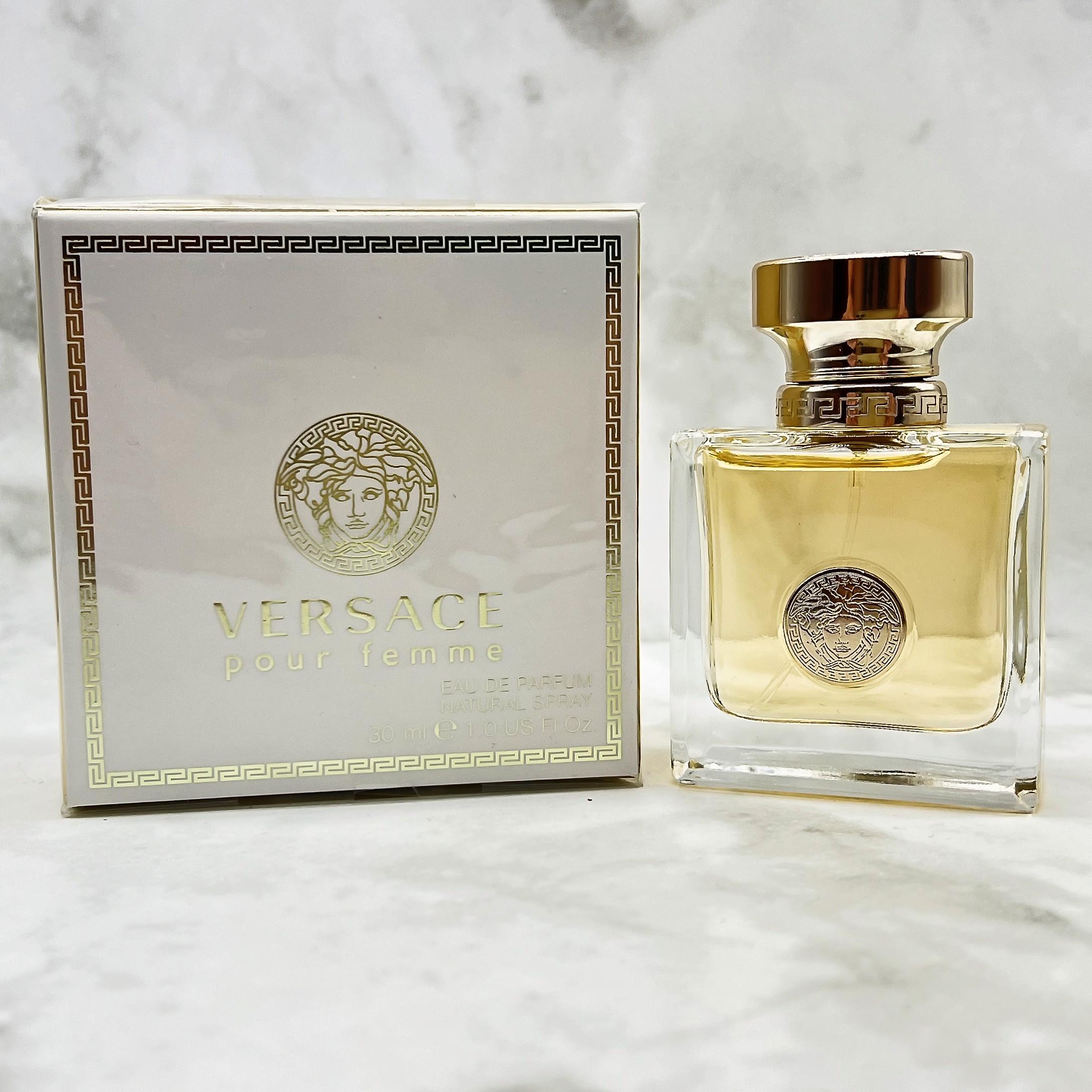 香水(女性用) VERSACE pour femme Eau de Parfum 30ml Versace Pour Femme Eau De Parfum - 30 Ml Sealed, Made in Italy - Etsy