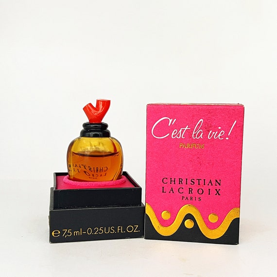 クリスチャンラクロワ C'est la vie!オードパルファム 100ml Vintage Christian Lacroix C'est La Vie Parfum (1990) - 7.5ml - Etsy
