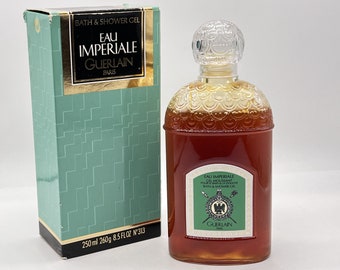 Eau Imperiale (années 90) Guerlain, gel bain et douche 250 ml/8,5 fl.oz. N 313 millésime Rare