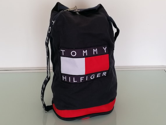Vintage Tommy Hilfiger 90s Backpack Large Travel Bag - Etsy Israel