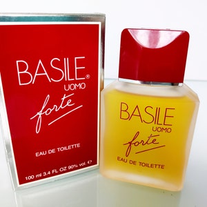 Basile &quot;Uomo Forte&quot; (1989) Eau de Toilette 100 ml/3.4 US fl.oz. Herren Parfüm Splash (kein Spray) Original Boxed
