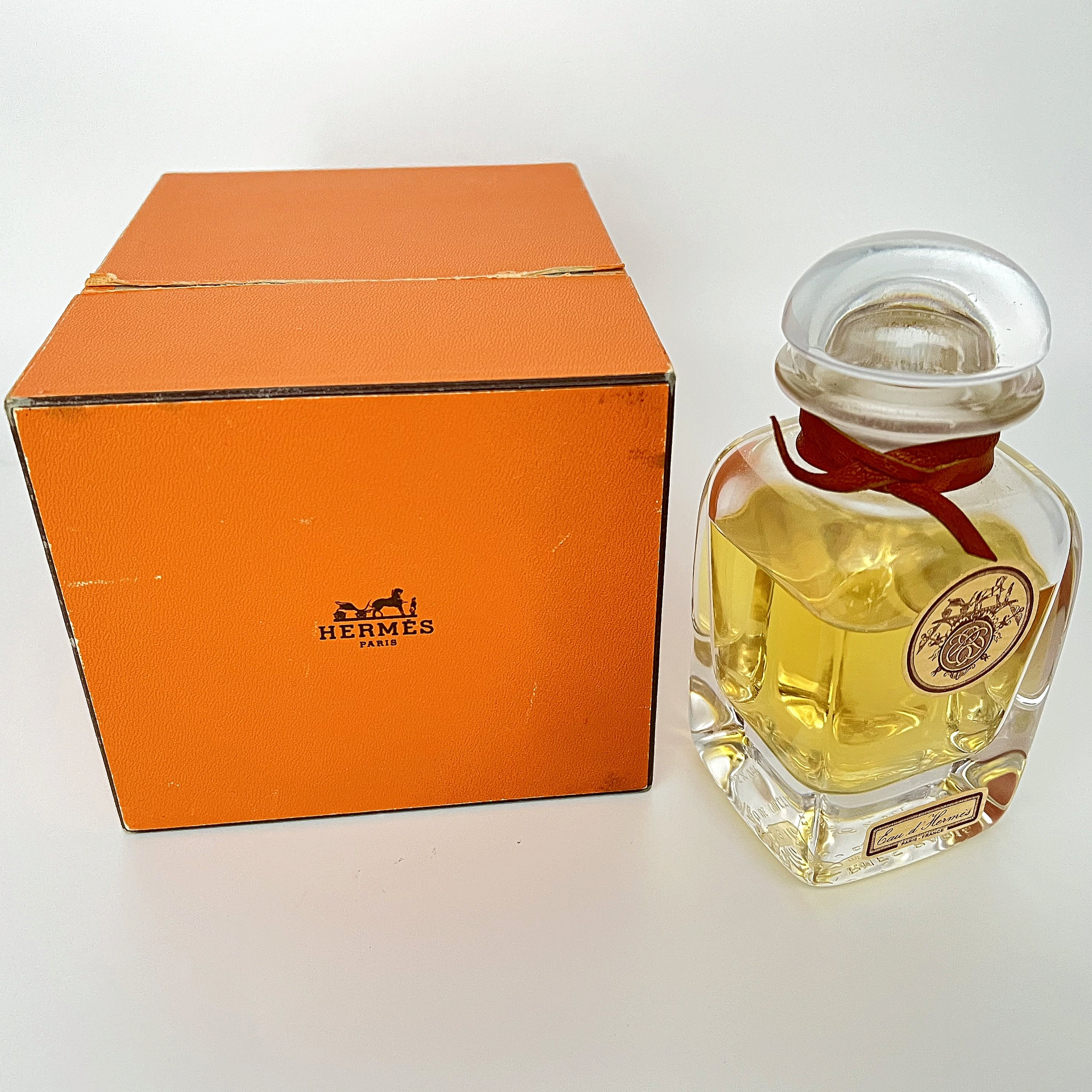 【希少品】Hermès Eau d’Hermès 200ml ヴィンテージ 香水 Vintage Eau D'hermes Eau De Toilette - 1950s Splash, Original Case