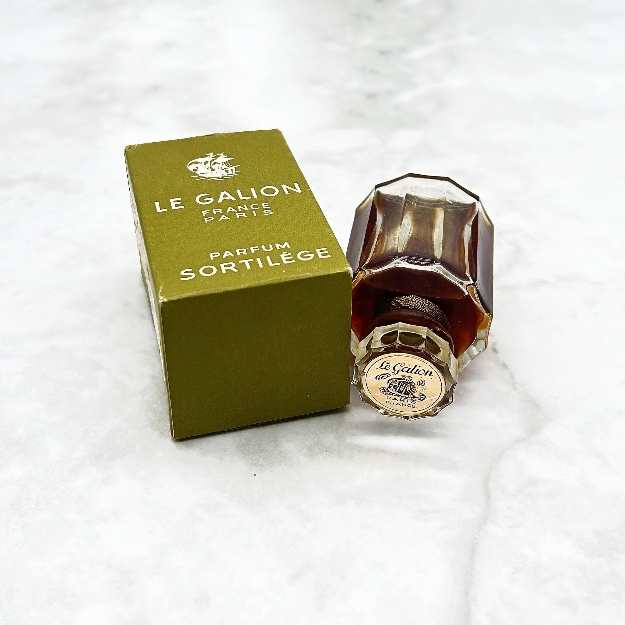 Vintage Le Galion Sortilège Perfume: Floral Aldehyde Extrait, Made