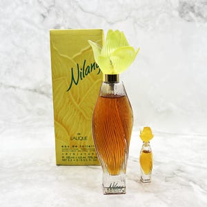 Nilang de Lalique (1995) EAU DE TOILETTE 100 ml/3,4 fl.oz Spray Natural, Perfume de Mujer Vintage